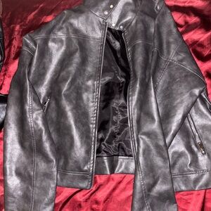 Women's Black Leather Jacket